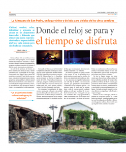 Las mejores referencias en prensa de Almazara de San Pedro